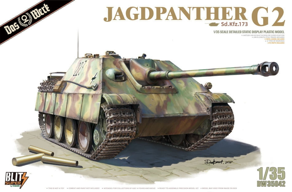 Das Werk DW35042 Jagdpanther G2 SUPER BLITZ 1/35