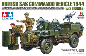 Tamiya 25423 Véhicule commando SAS britannique 1944 (avec 2 figurines) 1/35