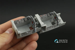 Intérieur imprimé en 3D et coloré sur papier décalcomanie Quinta Studio QD32130 TF-104G (Italeri) 1/32  – image 10