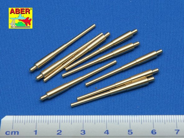 Aber 350L-05 Ensemble de 9 canons de 406 mm de long pour navires américains destinés aux tourelles sans protection anti-explosion : North Carolina, Washington (1/350) – Bild 2