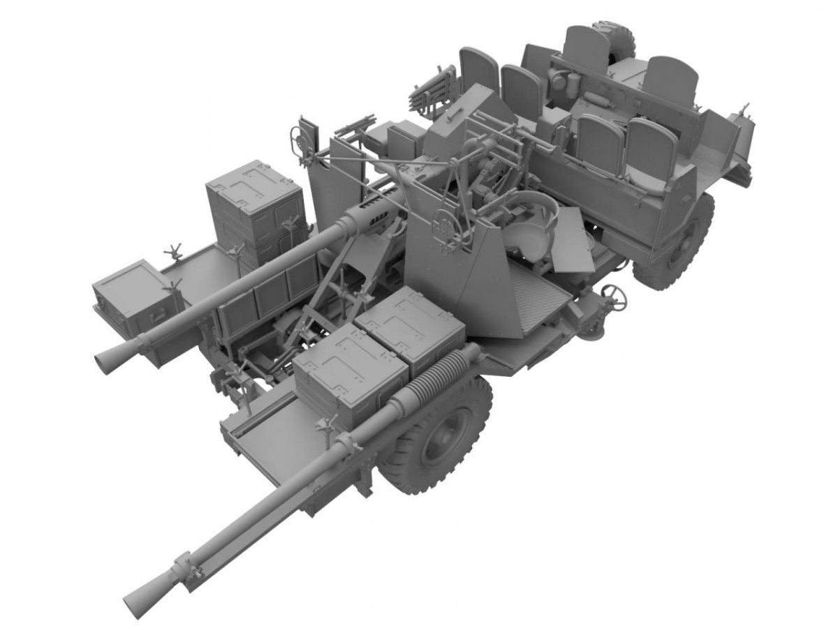 Camion armé britannique Morris Bofors C9/B, modèle Thunder 35210, première version, échelle 1/35 – immagine 10