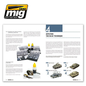 AMMO de Mig Jimenez 6016 TECHNIQUE NOIR ET BLANC (Anglais) – image 5