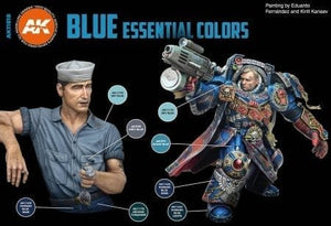 AK Interactive AK11618 BLUE ESSENTIAL COLORS 3GEN SET 6x17 ml – image 2