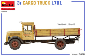 Camion cargo MiniArt 38082 3T L701 1/35 – imagen 3
