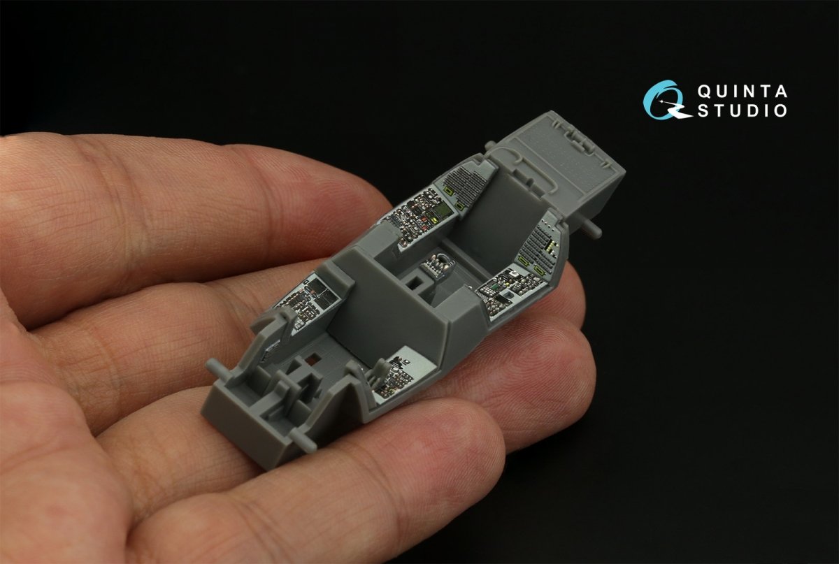 Intérieur imprimé en 3D et coloré sur papier décalcomanie Quinta Studio QD72061 F-14B (GWH) 1/72  – image 11