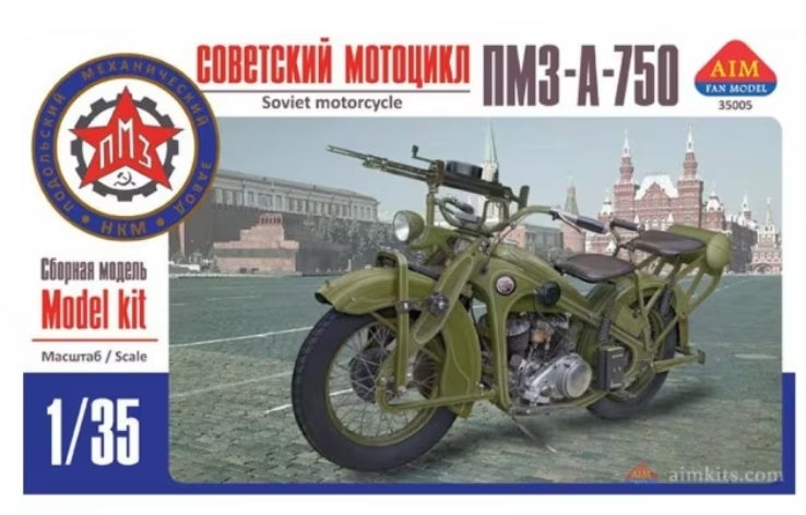 Maquette AIM Fan Modell 35005 Moto soviétique PZM-A-750 1/35