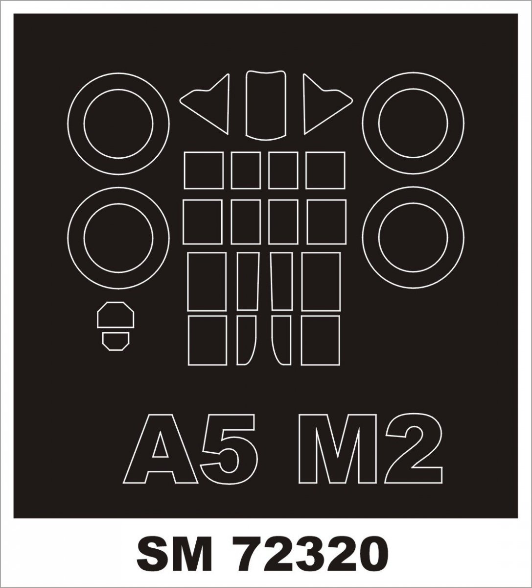Montex SM72320 A5M-2B Claude Clear Prop Models 1/72