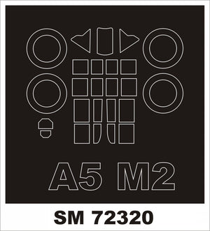 Montex SM72320 A5M-2B Claude Clear Prop Models 1/72