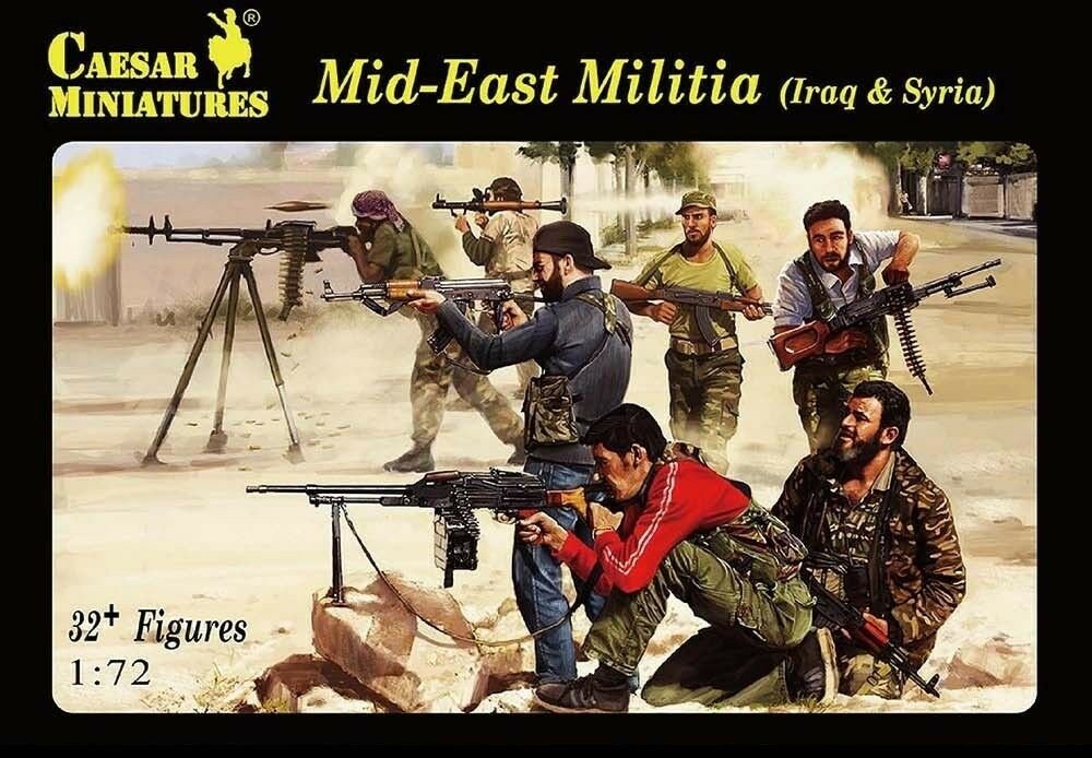 Caesar H101 Middle Eastern Militia (Iraq &amp; Syria) (33 Figures) 1/72