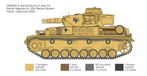 Italeri 6593 Pz.Kpfw.IV F1/F2/G avec infanterie Afrika Korps 1/35 – immagine 6