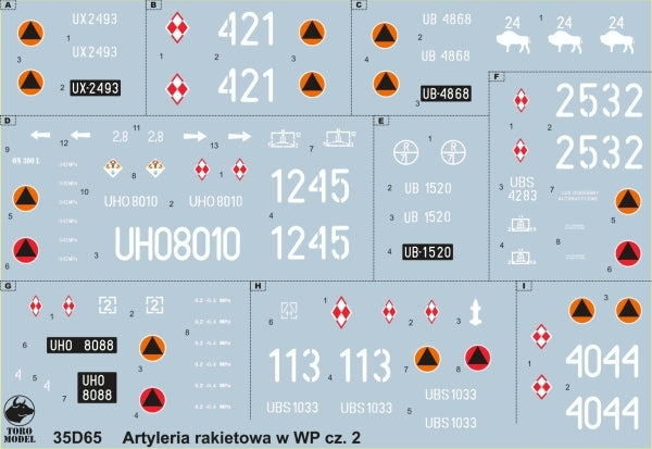 ToRo Model 35D65 Rocket Artillery in the Polish Army Part 2 1/35