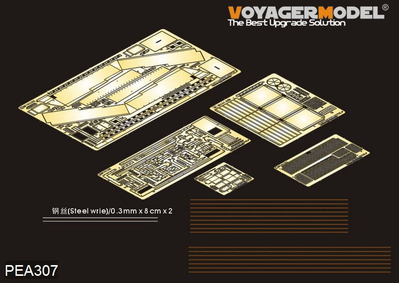 Voyager Model PEA307 Coffre de rangement/paniers/CIP pour M1A2 TUSK II de l&amp;#39;armée américaine moderne (pour TAMIYA 35326) 1/35
