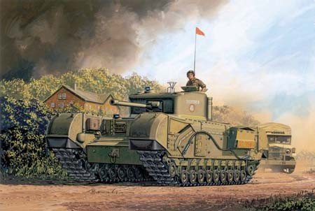 Dragon 7424 Churchill Mk. IV britannique (1/72)