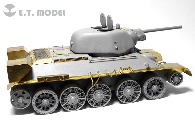 Maquette ET E35-037 Tourelle estampée pour char soviétique T-34/76 Mod.1942 de la Seconde Guerre mondiale (pour DRAGON 6487/6424) (1/35) – Bild 4