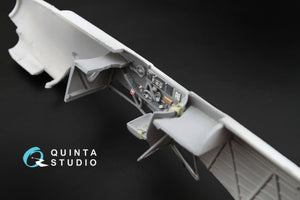 Intérieur imprimé en 3D et coloré sur papier décalcomanie pour le Yak-1B (fin de production) de Quinta Studio QD48004 (compatible avec tous les kits) à l&amp;#39;échelle 1/48.  – image 15