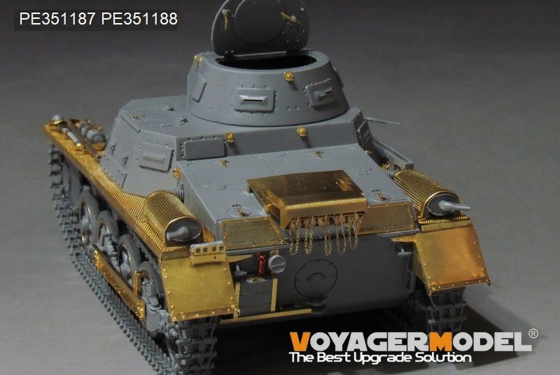 Maquette Voyager PE351187, char allemand Pz.Kpfw.I Ausf.A de la Seconde Guerre mondiale (pour TAKOM 2145), échelle 1/35 – imagen 12