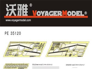 Boîte de rangement Voyager modèle PE35120 pour Sd.Kfz 234 8 Road version tardive (pour la série DRAGON Sd.Kfz.234) 1/35