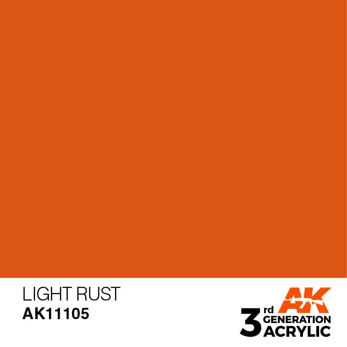 AK Interactive AK11105 LIGHT RUST – STANDARD 17 ml