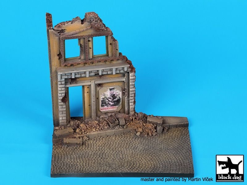 Socle de ruines de maison Black Dog D48001 au 1/48 – immagine 4
