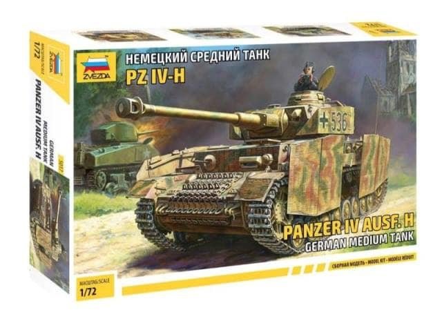 Zvezda 5017 Pz.Kpfw.IV Ausf.H Char moyen allemand (1/72)
