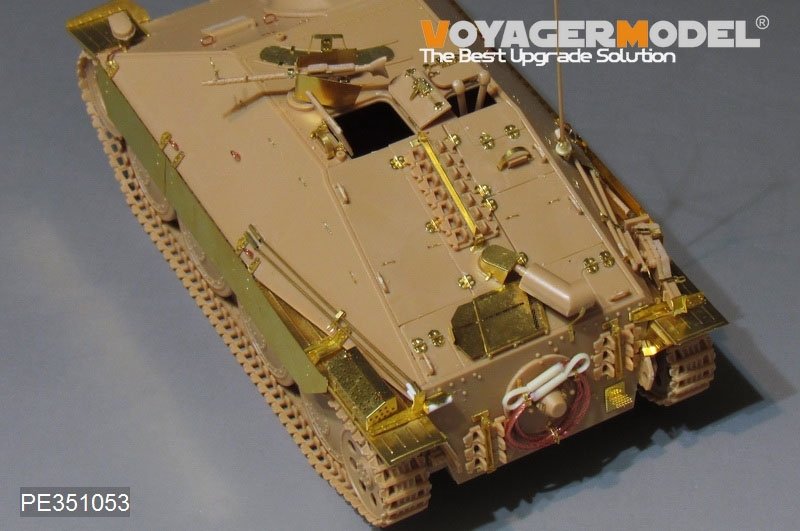 Maquette Voyager PE351053B Chasseur de chars allemand Sd.Kfz.138/2 Hetzer, version tardive (la version B inclut le canon), pour maquettes ACADMY 13230/13277 au 1/35 – image 22