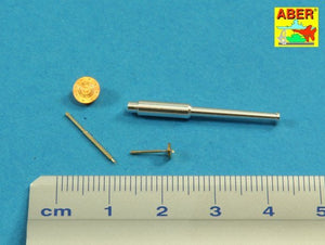 Aber 35L-212 Set of barrels for Soviet tank T-50 45 mm 20K x 1 pcs.; 7.62mm DT x 2pcs. (1/35) – image 2