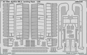 Volets d&amp;#39;atterrissage Eduard 481065 pour Spitfire Mk.V, échelle 1/48