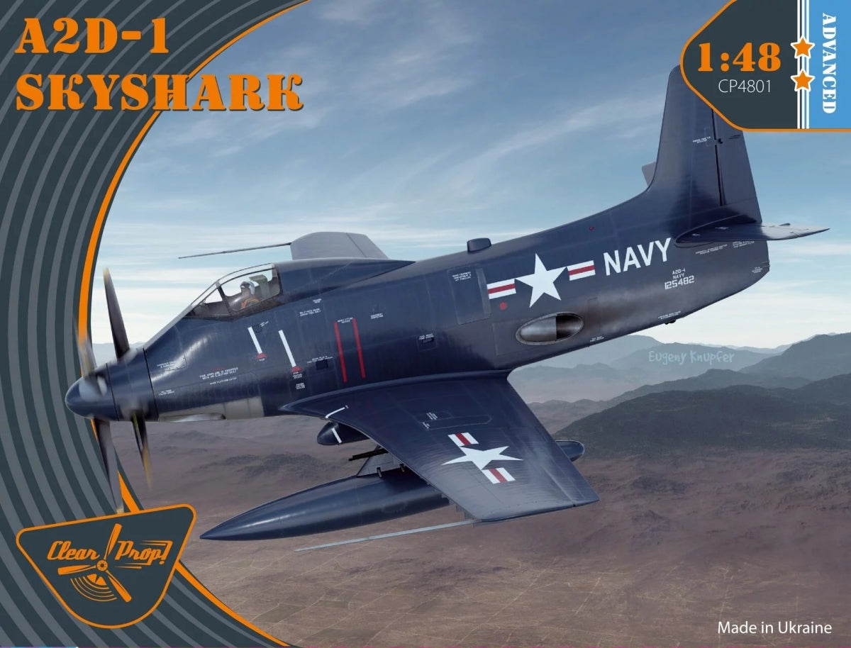 Propulseur transparent ! Kit avancé CP4801 A2D-1 Skyshark ADVANCED au 1/48 – immagine 2