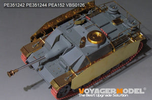 Maquette Voyager PE351242 StuG.III Ausf.G allemand de la Seconde Guerre mondiale, version de base (fin de production), pour BORDER BT-020, échelle 1/35 – immagine 2