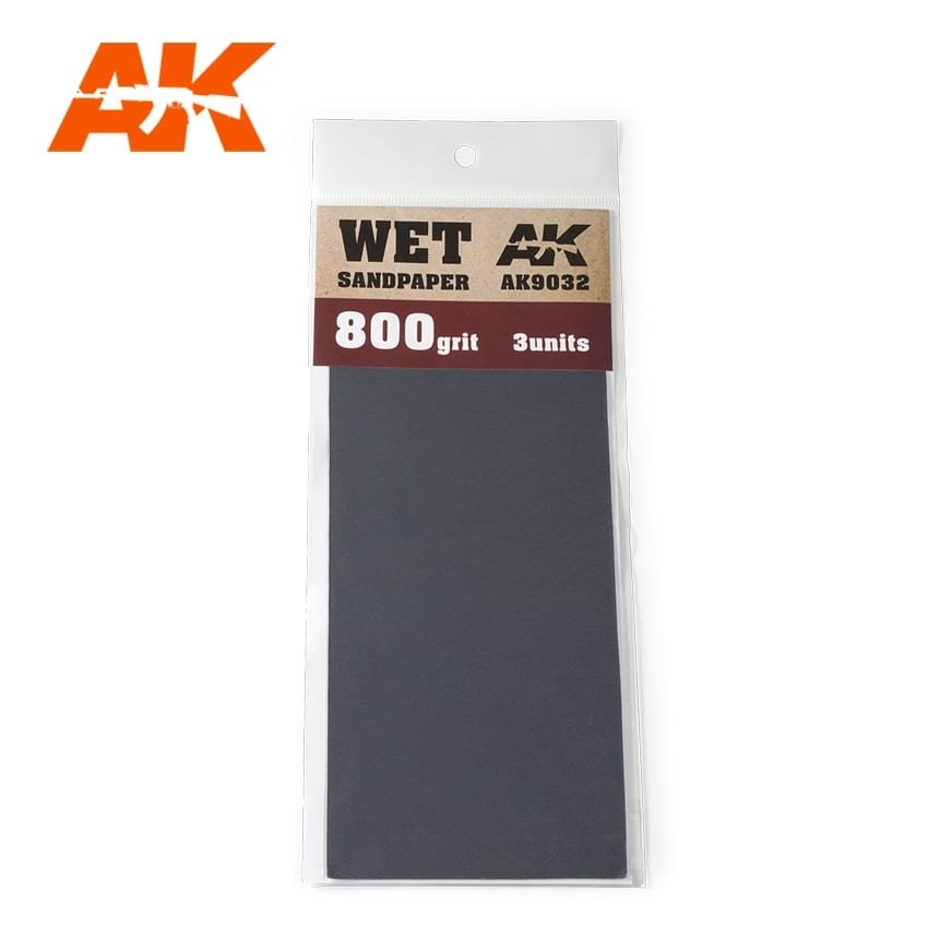 Papier de verre humide AK Interactive AK9032 800
