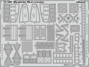 Eduard 72589 Blenheim Mk. et extérieur 1/72 AIRFIX