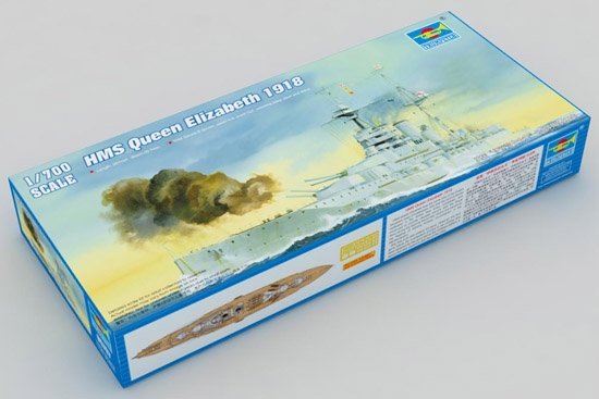Trumpeter 05797 Cuirassé britannique HMS Queen Elizabeth (1918) 1/700 – image 2