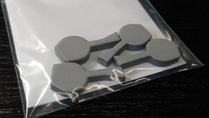 Omask 74803 Bouchons de puits de train d&amp;#39;atterrissage pour Bf 109 E (pour Eduard) 1/48 – Bild 5