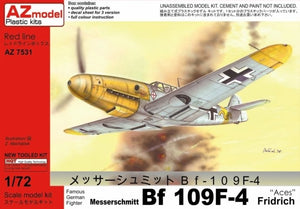 Maquette AZ7531 Messerschmitt Bf-109F-4 As 1/72