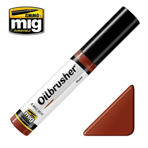 AMMO de Mig Jimenez 3510 Oilbrusher RUST - peinture à l&amp;#39;huile avec pinceau