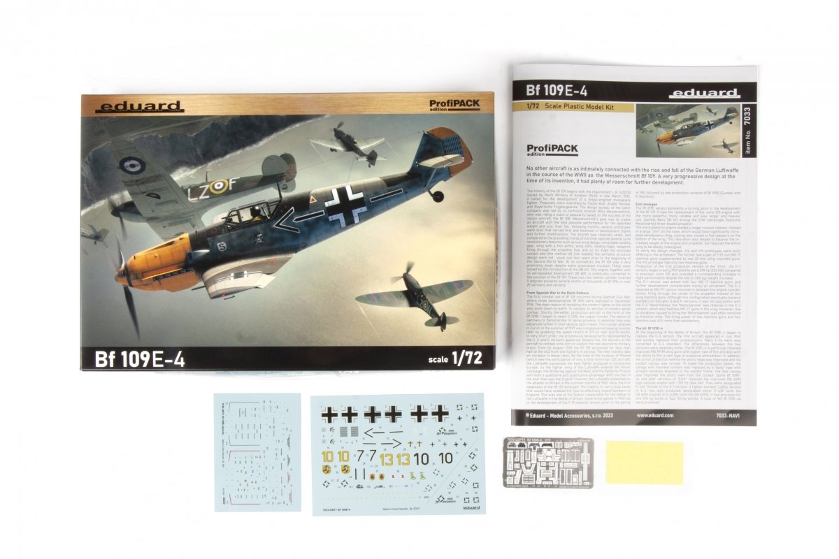 Eduard 7033 Bf 109E-4 Édition ProfiPack 1/72 – Bild 2