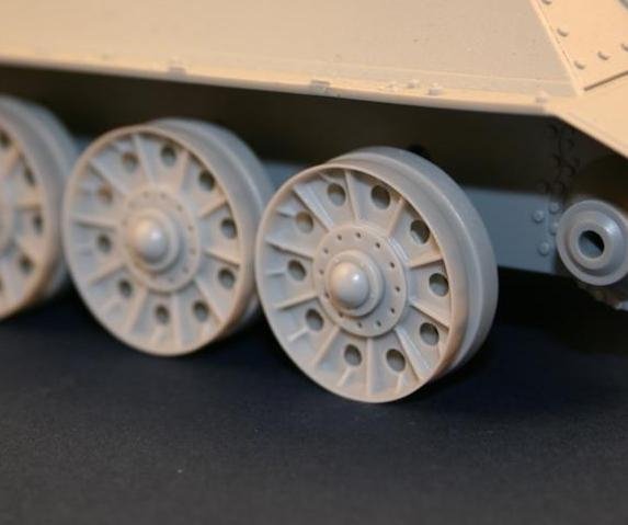 Roues de type « Stalingrad » Panzer Art RE35-108 pour char T-34 (modèle ancien) 1/35 – image 4