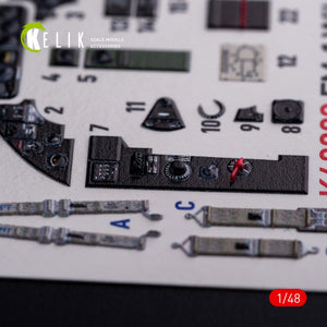 Décalcomanies 3D intérieures KELIK K48082 FM-1 Wildcat/Martlet Mk.V pour maquette Tamiya au 1/48 – image 3