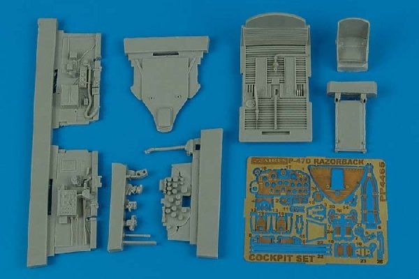 Ensemble de cockpit Aires 4465 P-47D Razorback 1/48 TAMIYA