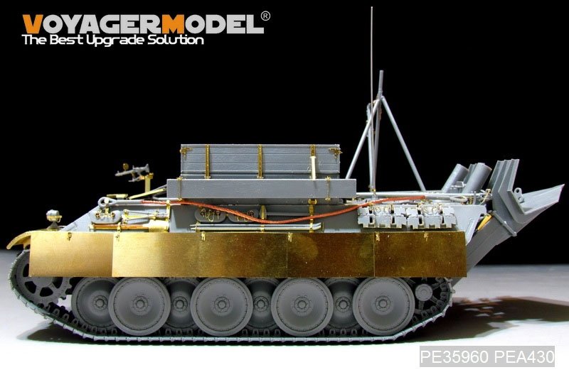 Maquette Voyager PE35960 Bergepanther Ausf.G Basic allemand de la Seconde Guerre mondiale pour TAKOM 2107 au 1/35  – immagine 4