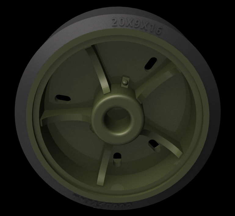 Panzer Art RE35-633 Roues de route M4 « Sherman » Modèle n° 3 1/35 – image 2