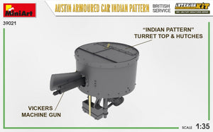 Miniart 39021 Voiture blindée Austin, modèle indien. Service britannique. Maquette intérieure 1/35 – Bild 13