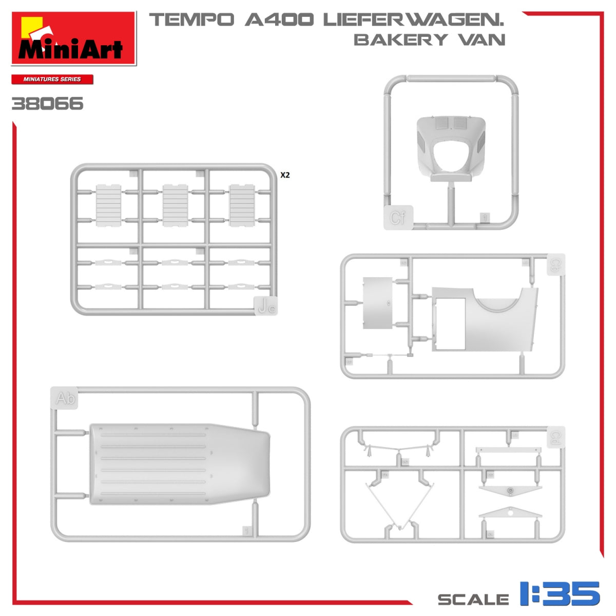 MiniArt 38066 TEMPO A400 LIEFERWAGEN. FOURgon BOULANGERIE 1/35 – image 11