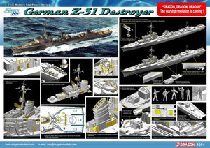 Dragon 1054 Destroyer allemand Z-31 (1/350)