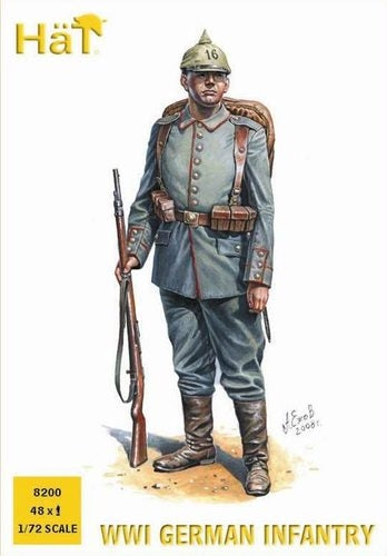 Hat 8200 WWI German Early War Infantry (1914-1916) 1/72