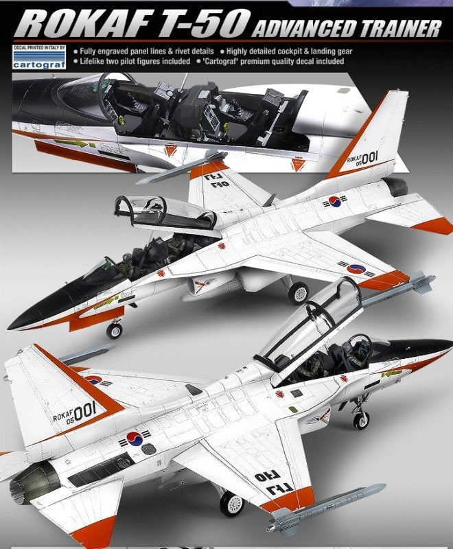 Academy 12231 ROKAF T-50 Avion d&amp;#39;entraînement avancé (1/48) – imagen 2