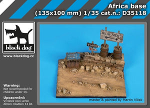 Black Dog D35118 Base Afrique 1/35