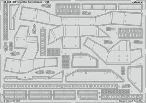 Boîtes de tourelle Eduard 36469 IDF Shot Kal AMUSING HOBBY 1/35