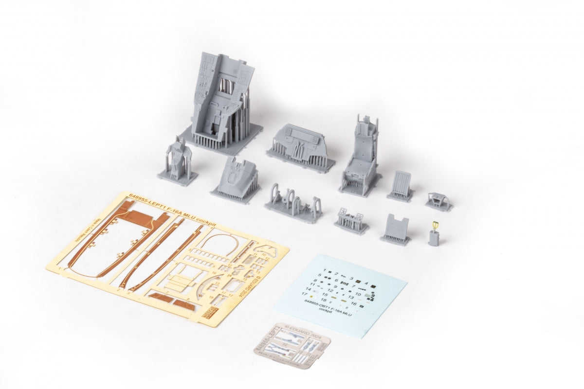 Maquette Eduard 648955 F-16A MLU cockpit PRINT KINETIC au 1/48 – immagine 2