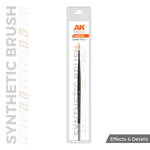 AK Interactive AKB018 AK SYNTHETIC BRUSH – LINER 17 mm – imagen 2